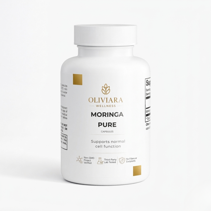 Oliviara Wellness™ Moringa Oleifera Capsules – Nutrition, Vitality & Wellness