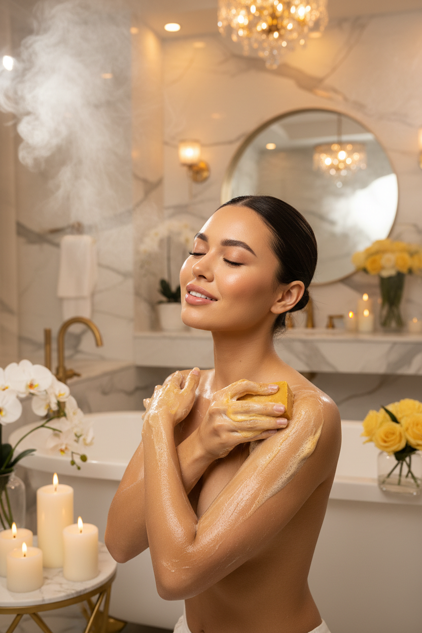 Oliviara Wellness™ Kojic Acid & Turmeric Soap – Brighten, Nourish & Glow