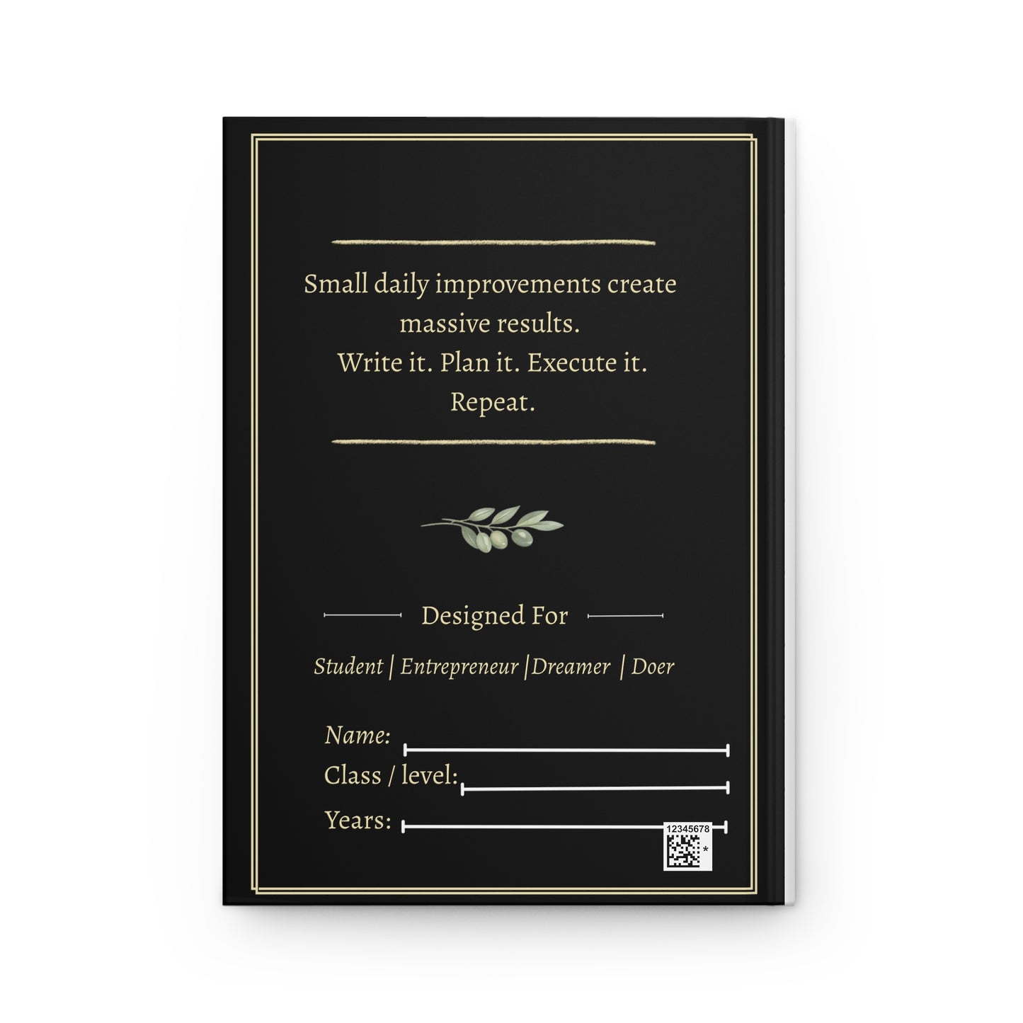 Productivity Goal Tracker Journal