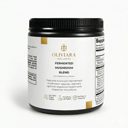 Oliviara Wellness™ Fermented Mushroom Blend – Immune Support & Vitality