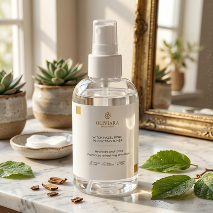 Oliviara Wellness™ Witch Hazel Pore Perfecting Toner – Refine, Hydrate & Balance
