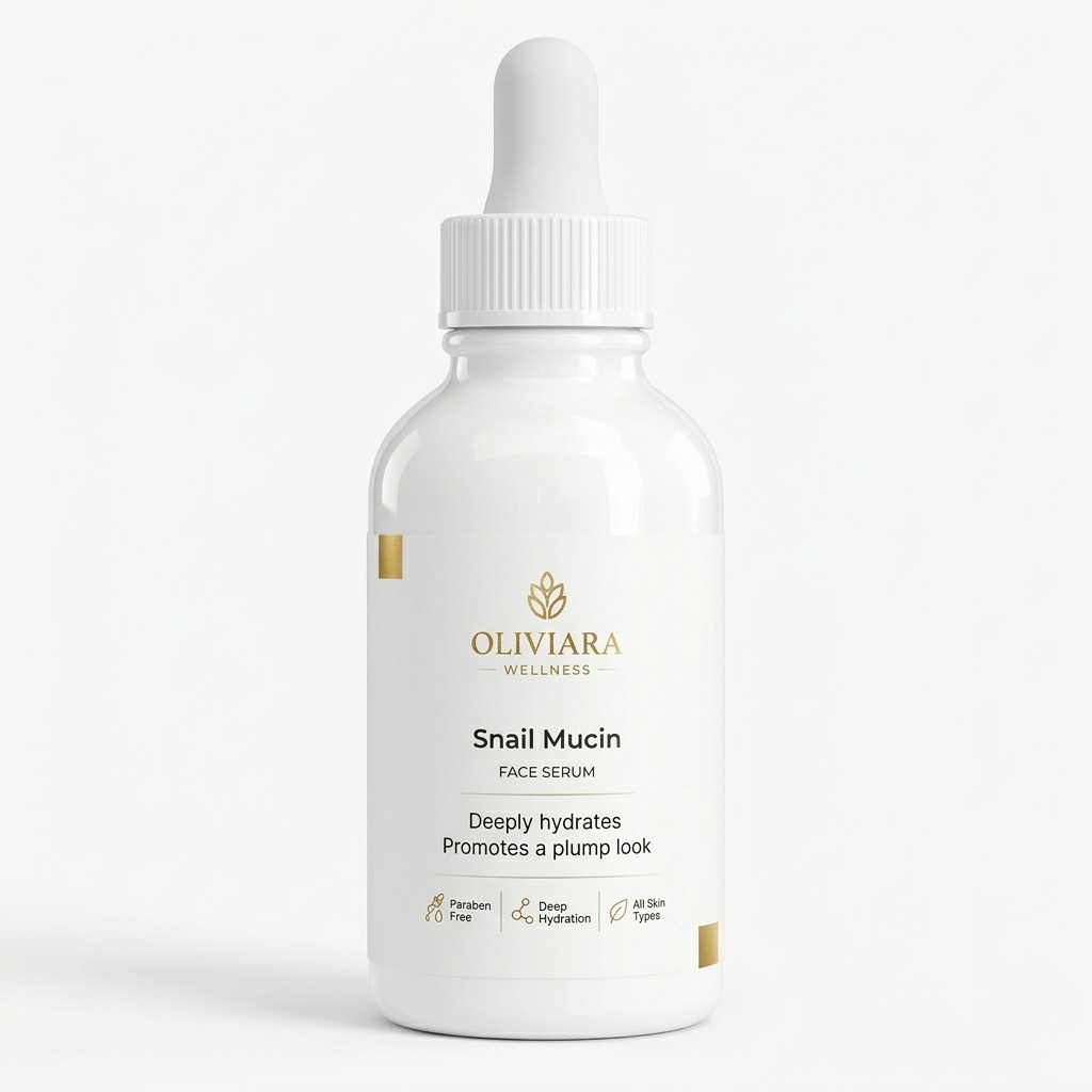 Oliviara Wellness™ Snail Mucin Face Serum – Hydration, Rejuvenation & Smoothness