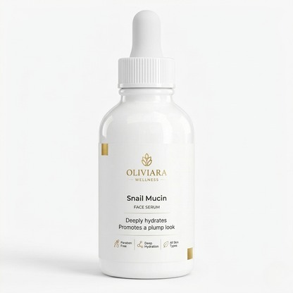 Oliviara Wellness™ Snail Mucin Face Serum – Hydration, Rejuvenation & Smoothness