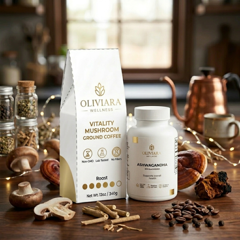 Oliviara Wellness™ Stress Relief & Balance Bundle