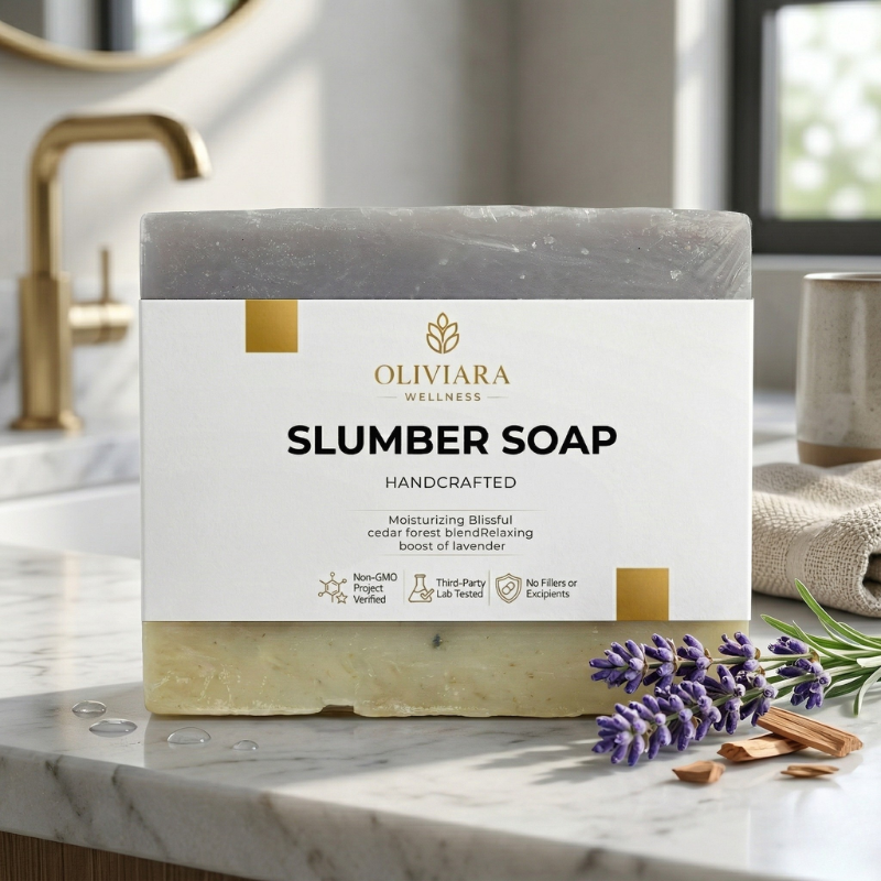 Oliviara Wellness™ Handmade Slumber Soap – Relax, Nourish & Unwind