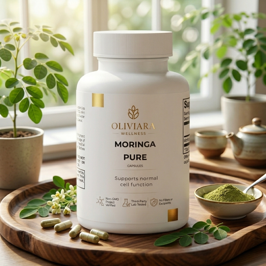 Oliviara Wellness™ Moringa Oleifera Capsules – Nutrition, Vitality & Wellness