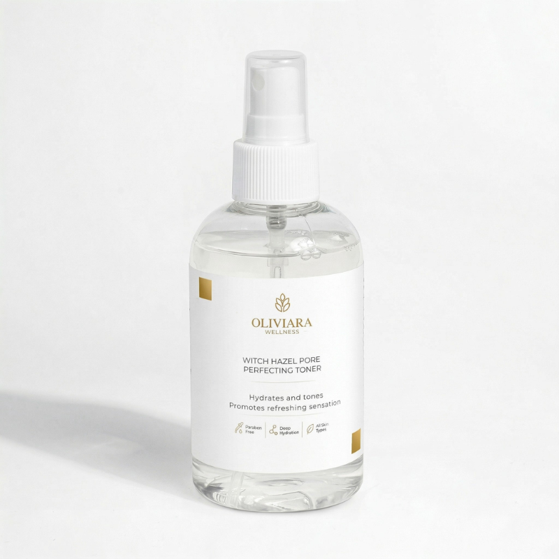 Oliviara Wellness™ Witch Hazel Pore Perfecting Toner – Refine, Hydrate & Balance