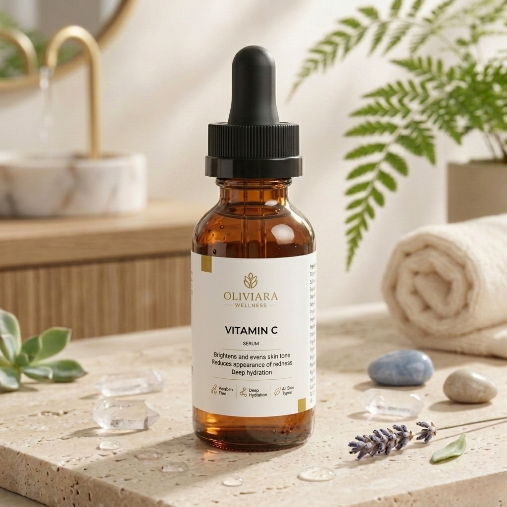 Oliviara Wellness™ Vitamin C Serum – Brightening, Hydration & Radiance