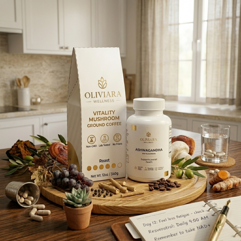 Oliviara Wellness™ Stress Relief & Balance Bundle