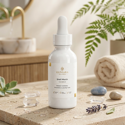 Oliviara Wellness™ Snail Mucin Face Serum – Hydration, Rejuvenation & Smoothness