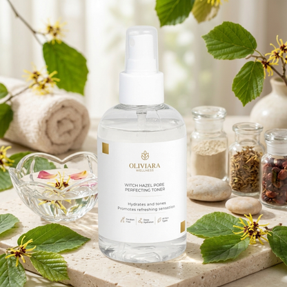 Oliviara Wellness™ Witch Hazel Pore Perfecting Toner – Refine, Hydrate & Balance