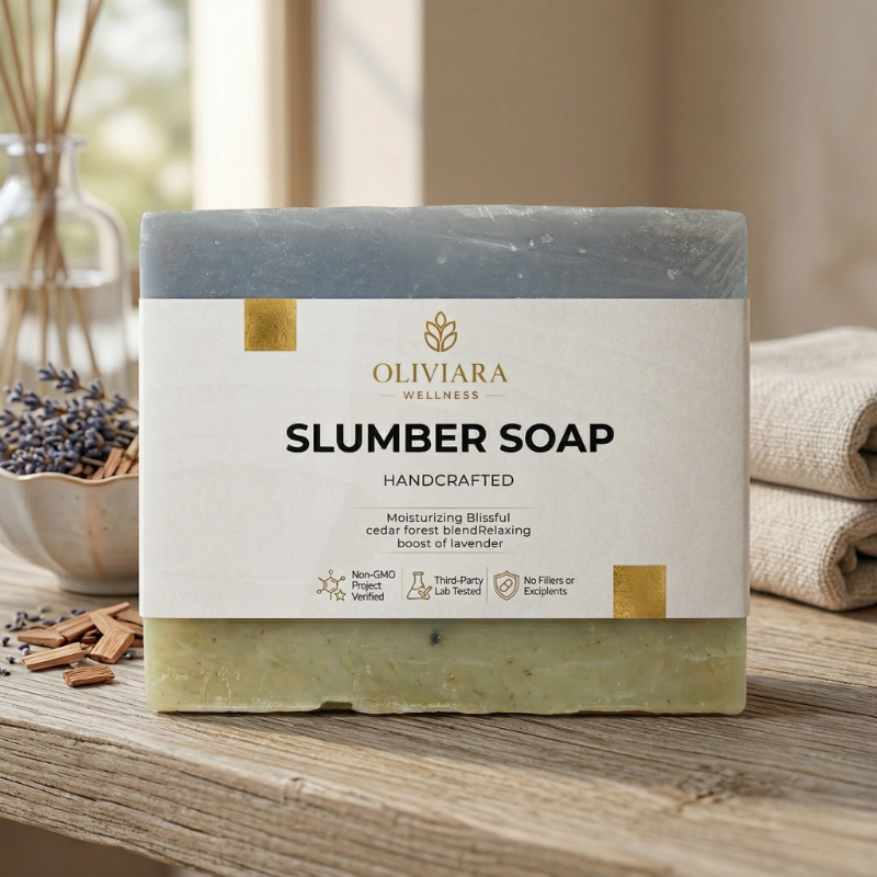 Oliviara Wellness™ Handmade Slumber Soap – Relax, Nourish & Unwind