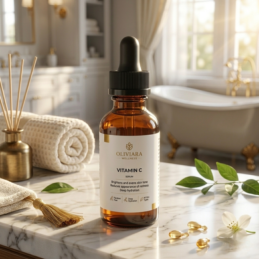 Oliviara Wellness™ Vitamin C Serum – Brightening, Hydration & Radiance