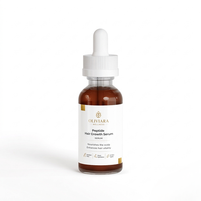 Oliviara Wellness™ Peptide Hair Growth Serum – Thicker, Fuller & Nourished Hair