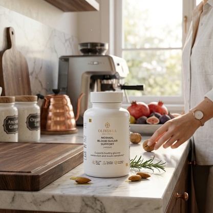 Oliviara Wellness™ Normal Blood Sugar Support – Glucose Balance & Metabolic Health